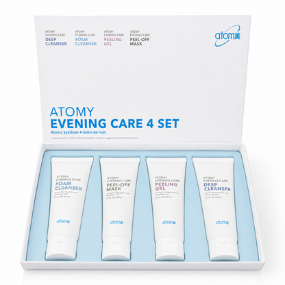 Atomy Evening Care 4 Set – Rutina nocturna de limpieza y renovación facial