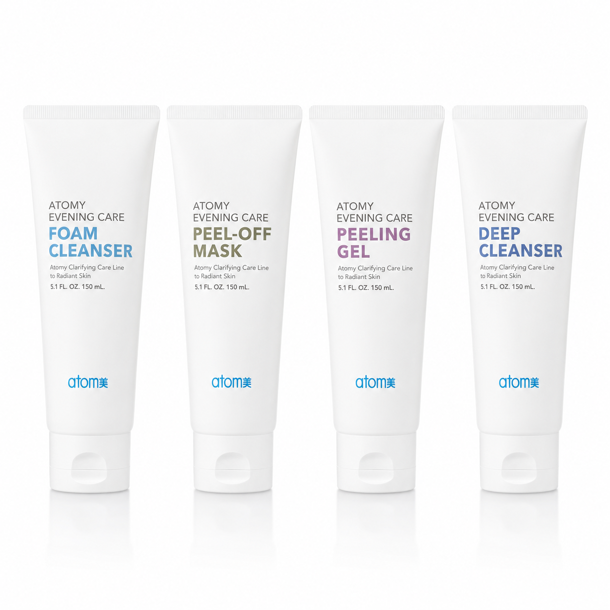 Atomy Evening Care 4 Set – Rutina nocturna de limpieza y renovación facial